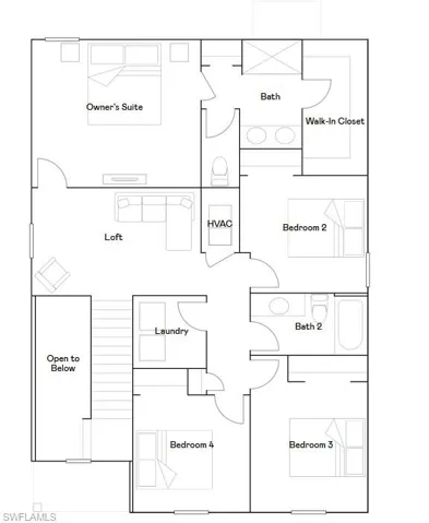 View of home floor plan