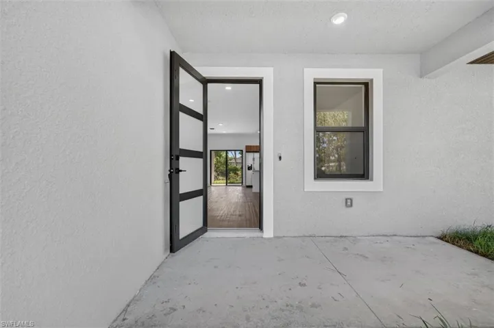 Exterior entry