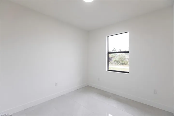 View of tiled empty room