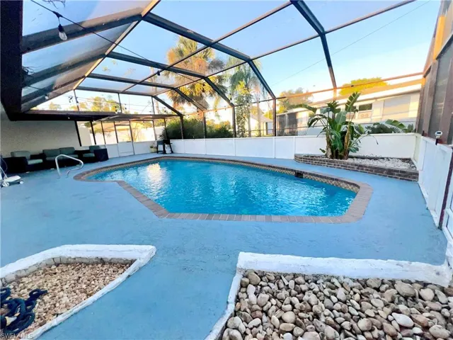 View of pool and Lanai
