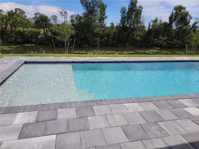 View of pool