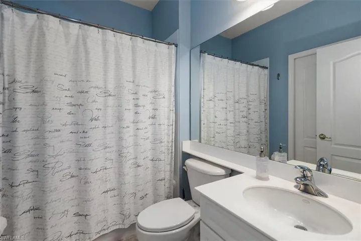 Main full bath. 2nd bedroom has direct access