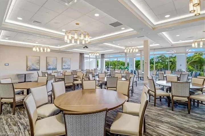 Club dining room