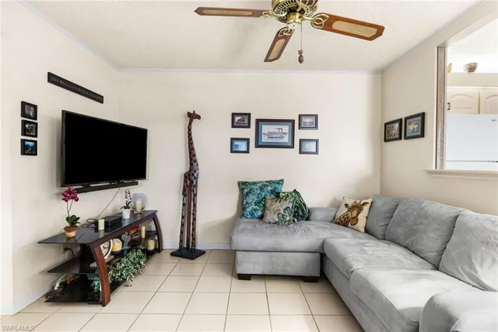 Spacious living room.