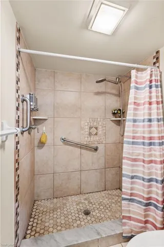 The primary bathroom has walk-in shower.