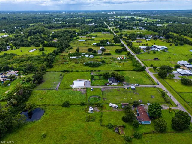 Aerial overview of property's location