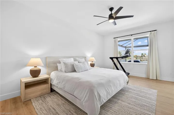 Primary bedroom with beautiful water views