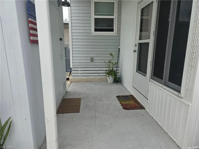 View of patio