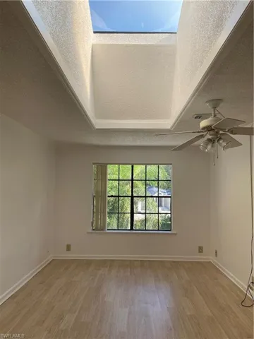 Great room with skylight