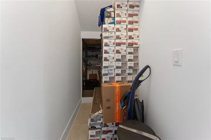 View of storage room