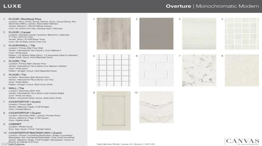 Design Selections