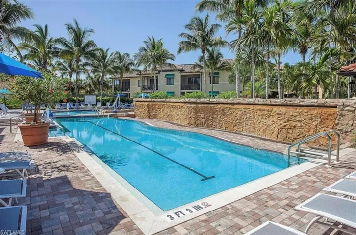 View of lap pool and adults-only pool and spa
