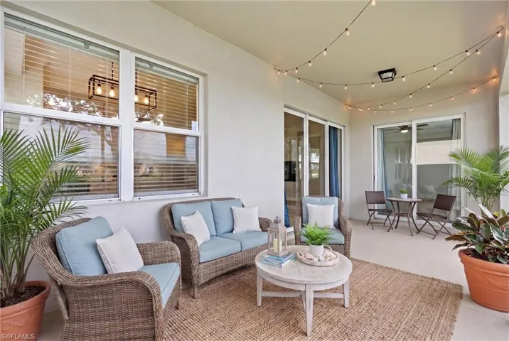 Virtually Staged Lanai overlooking the lake