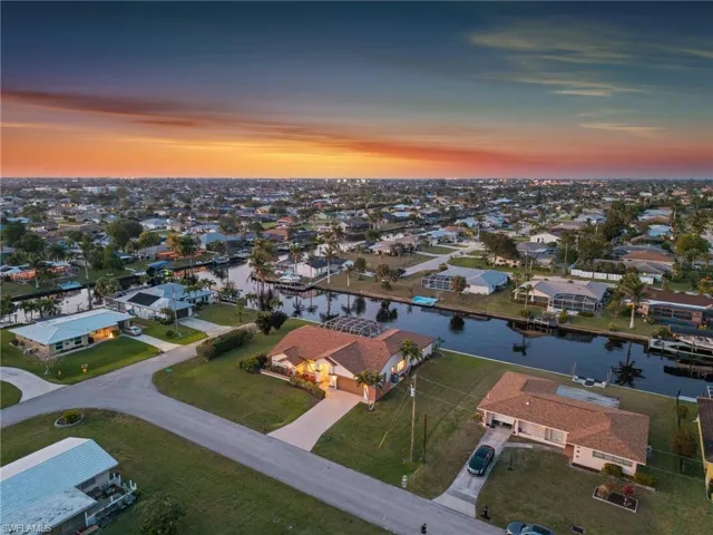 Aerial Evening View
