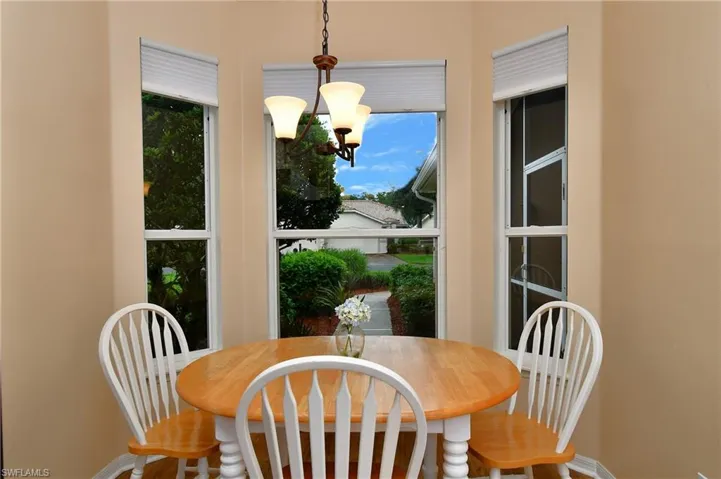 View of dining area