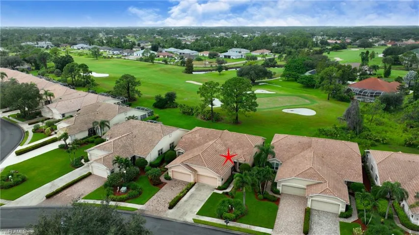 17th Fairway is behind the home