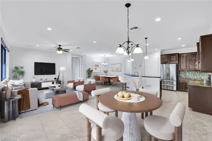 Virtual staged Living Room