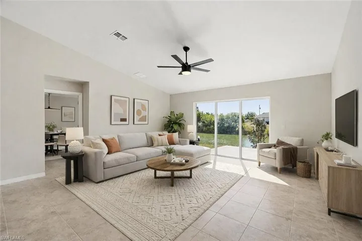 virtually staged photo to show the space potential