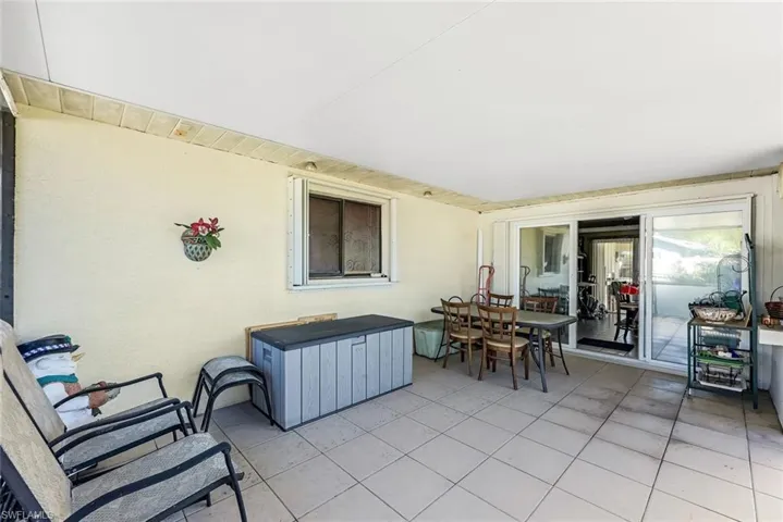 View of patio