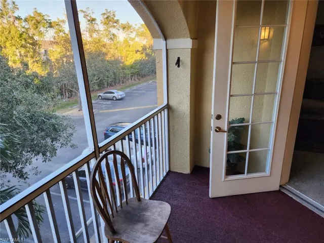 Balcony with a sunroom