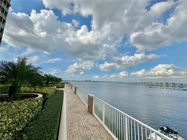 Walkway from your terrace to the grills and pool