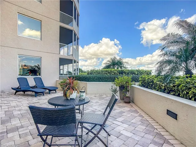 View of patio