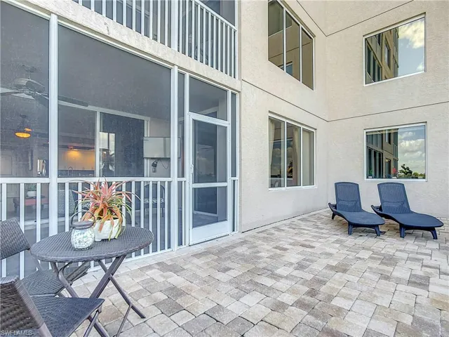 View of patio