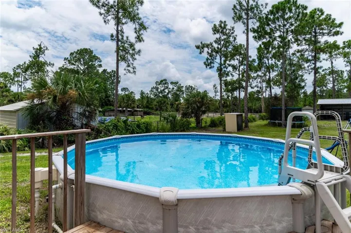 View of pool