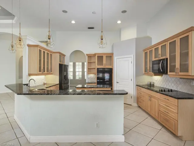 Open-concept kitchen overlooking the living space—perfect for entertaining.