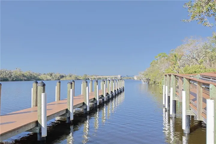 Dock featuring a water view