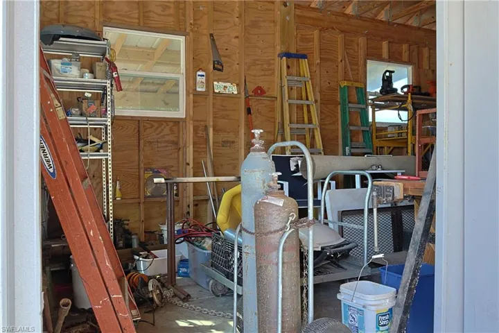View of storage room