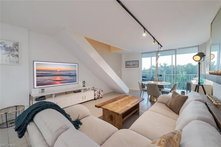 townhouse open concept living room