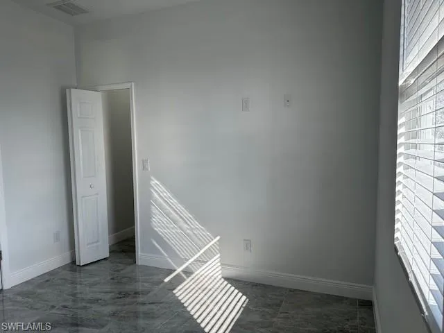 View of spare room