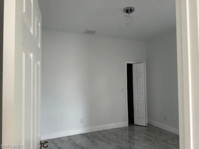 View of spare room