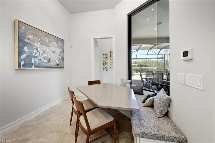 built-in breakfast nook