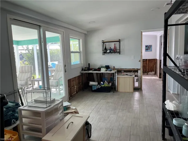 Area behind Kitchen, Before Going out Sliders to Spacious Lanai