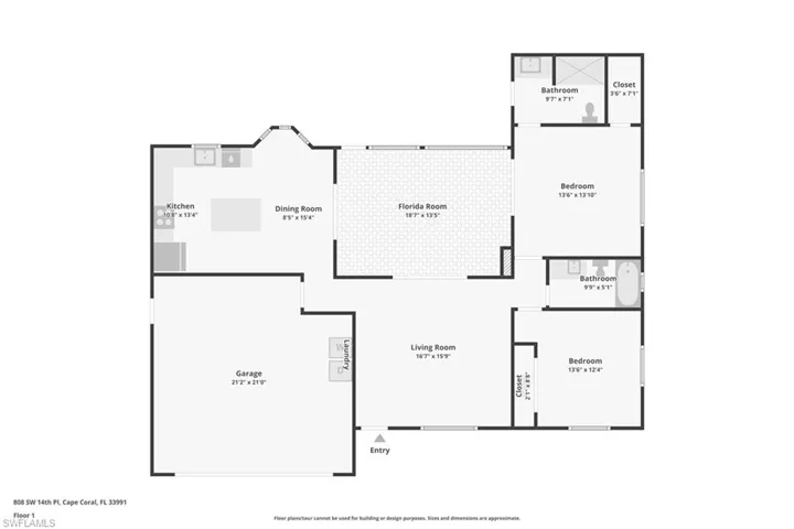 808 SW 14th  PL, Cape Coral, FL 33991