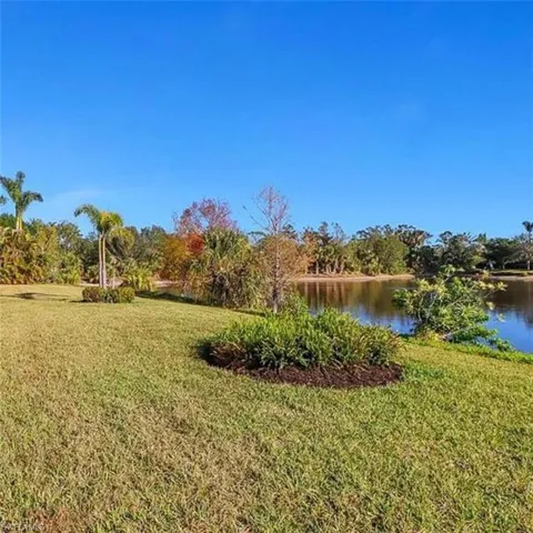 View of yard featuring a water view
