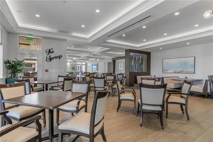 Clubhouse Dining Area