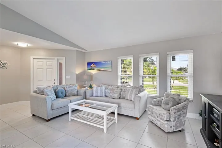 The bright & open Living area