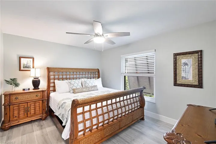 Guest Bedroom with tile floors