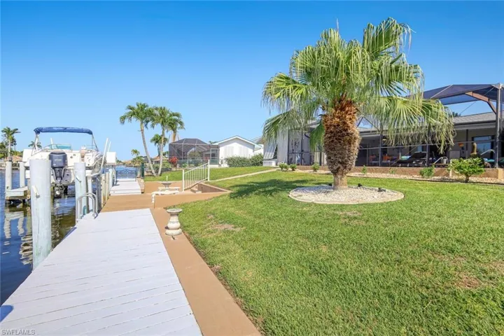 View along the private Dock
