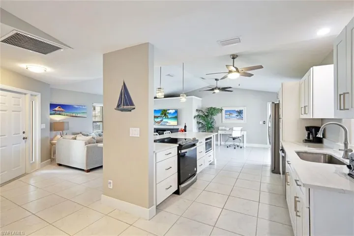 View of the Kitchen/Living area