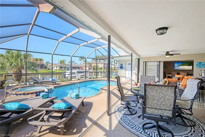 The Pool Deck has lots of space for seating & entertaining