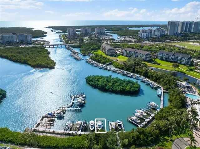 Drone / aerial view featuring a water view and a city view
