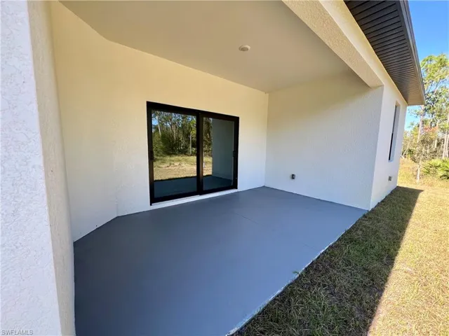 Covered lanai.