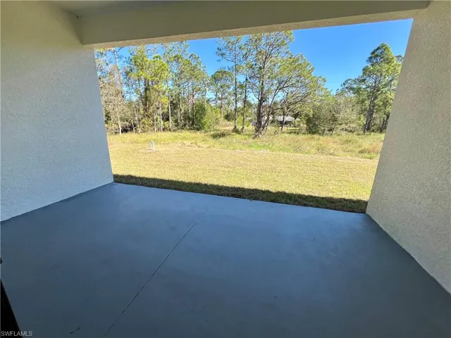 View from rear covered lanai.