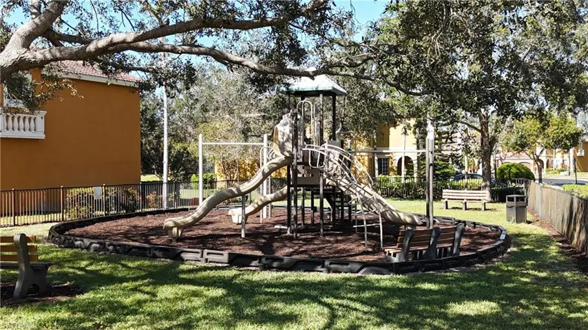 View of playground across the street