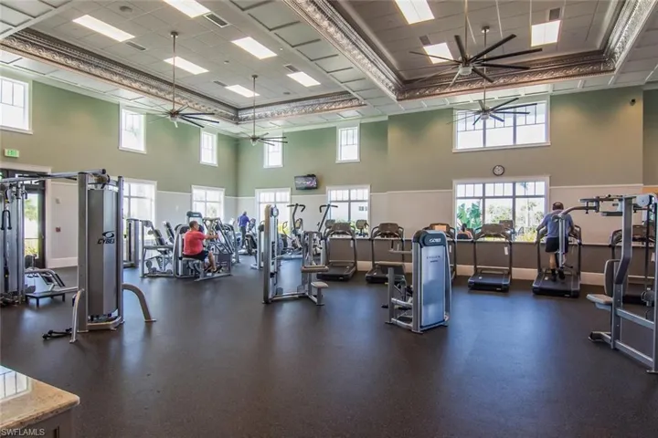 State of the art exercise equipment.