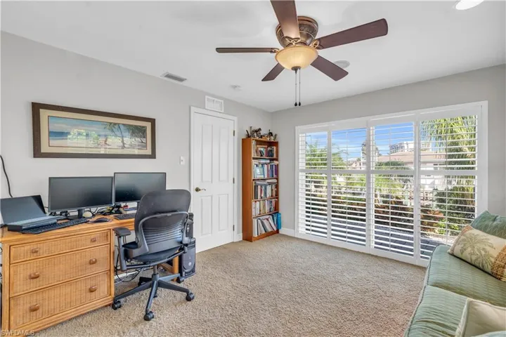 Bedroom currently being used as an office